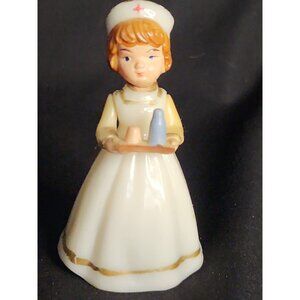 Vintage Wilton Plastic Nurse Moveable Arms Cake Topper Pinning Graduation